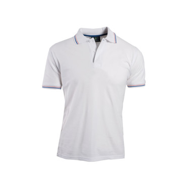 Polo personalizzabile con collo e spalle rinforzate