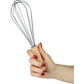 Gadget per cucina e casa regalo aziendale per la casa - Frusta da cucina in acciaio inox Ilani