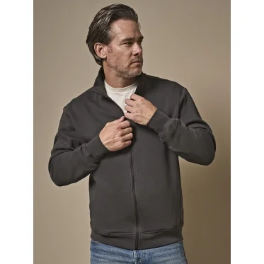 Felpa con zip personalizzabile Tee Jays in cotone e poliestere