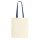 Borsa in cotone personalizzabile manici colorati resistente fino a 7 kg