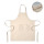 Grembiule regolabile in cotone biologico 240gr con tasca frontale