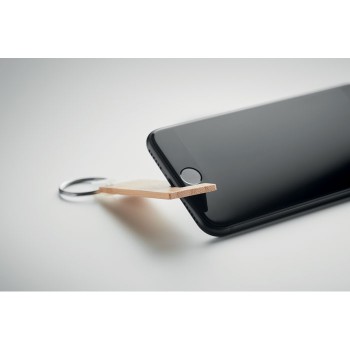 GANKEY - Supporto in bamboo e portachiav