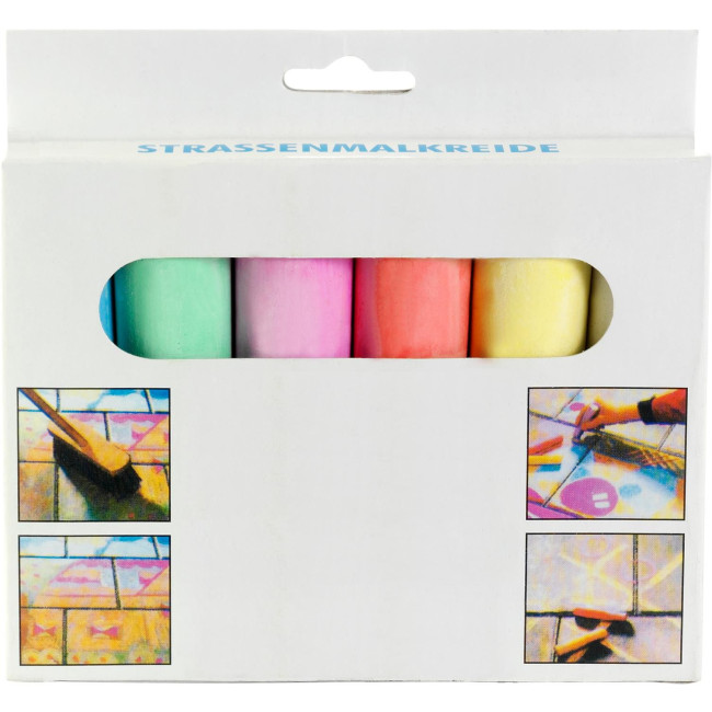 Giochi bambini personalizzati con logo - Gesso per marciapiede Ottilie | 6 colori