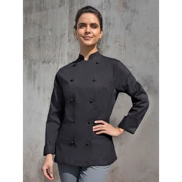 Giacca cuoco personalizzabile Karlowsky doppio petto donna cotone