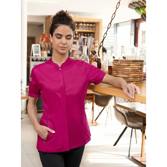 Giacca da cuoco da donna a maniche corte Green-Generation