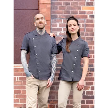 Giacca da cuoco da donna a maniche corte ROCK CHEF®-Stage2