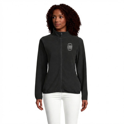 Giacca leggera personalizzabile in poliestere riciclato con zip integrale