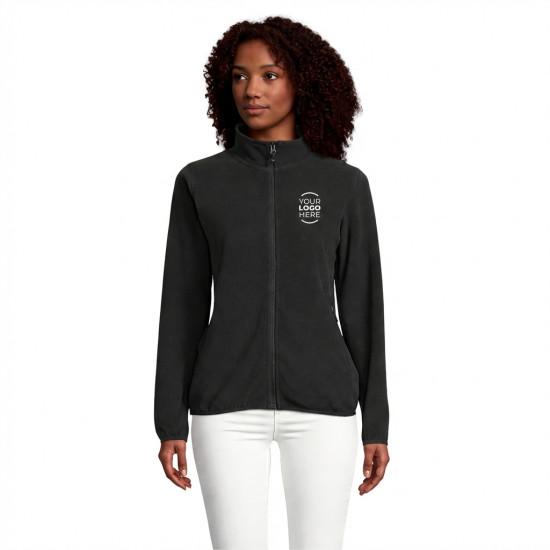 Giacca leggera personalizzabile in poliestere riciclato con zip integrale