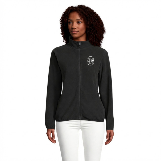 Giacca leggera personalizzabile in poliestere riciclato con zip integrale