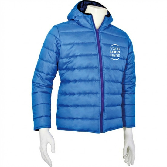 Giacca personalizzabile resistente all’acqua con cerniera antivento ergonomica