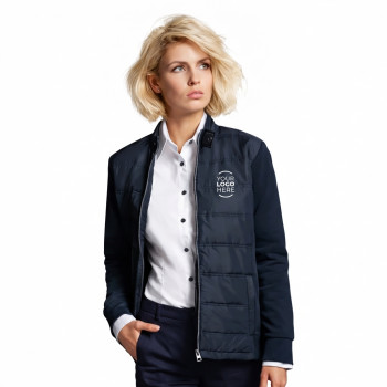 Giacca personalizzata Daiber in cotone e poliestere con tasche zip