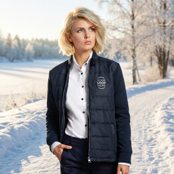 Giacca personalizzata Daiber in cotone e poliestere con tasche zip