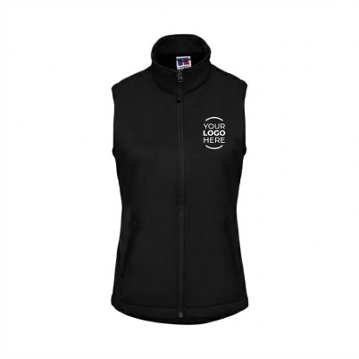 Giacca smanicata softshell personalizzabile Russell traspirante antivento