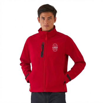 Giacca softshell personalizzabile B&C Collection traspirante e antivento