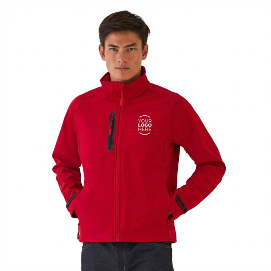 Giacca softshell personalizzabile B&C Collection traspirante e antivento