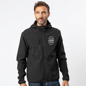 Giacca softshell personalizzabile Black Spider impermeabile traspirante