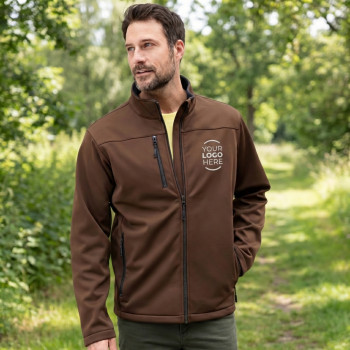 Giacca softshell personalizzabile daiber antivento idrorepellente uomo
