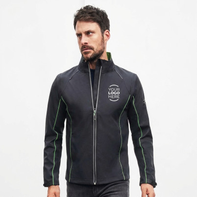 Giacca softshell personalizzabile Daiber antivento impermeabile traspirante