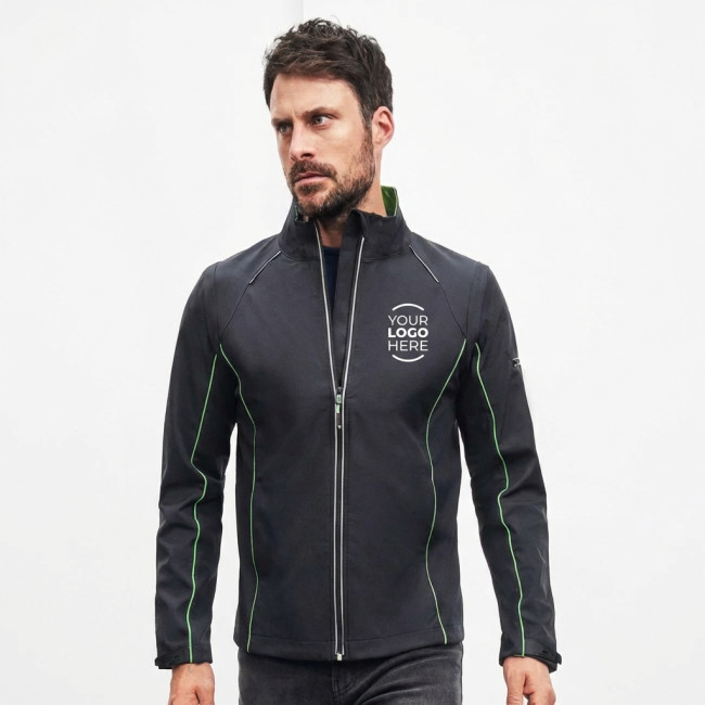 Giacca softshell personalizzabile Daiber antivento impermeabile traspirante