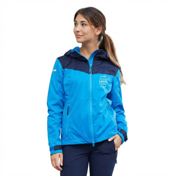 Giacca softshell personalizzabile daiber impermeabile con cuciture nastrate