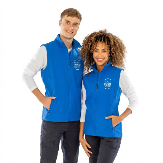 Giacca softshell personalizzabile Result in poliestere riciclato