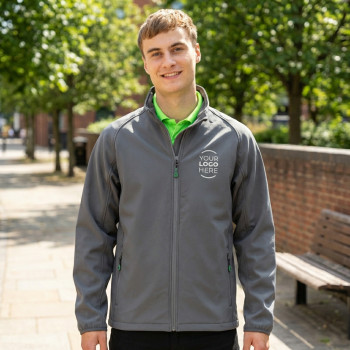 Giacca softshell personalizzabile Result in poliestere riciclato ecologico