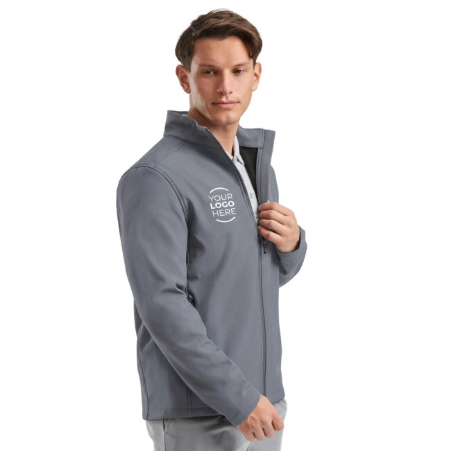 Giacca softshell personalizzabile Russell con trattamento idrorepellente senza PFC