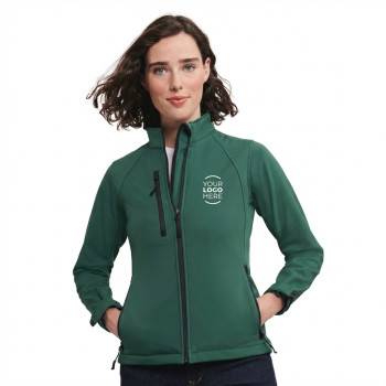 Giacca softshell personalizzabile Russell tessuto tecnico traspirante elastico