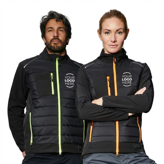 Giacca softshell personalizzata daiber con imbottitura termica e idrorepellente