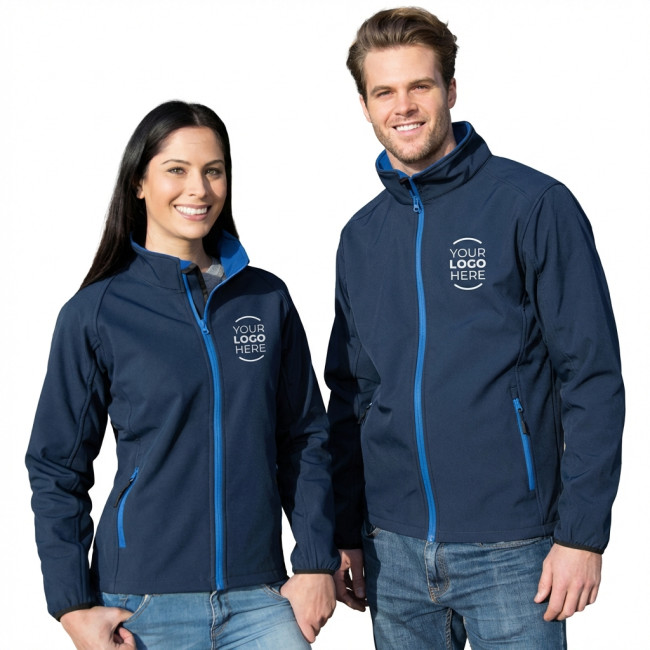 Giacca softshell personalizzata Result con interno micropile antivento