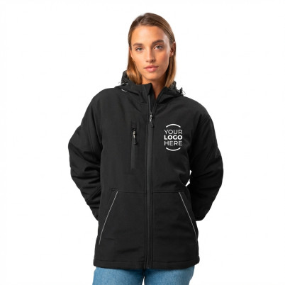 Giacca Storm imbottita donna softshell 3 strati impermeabile