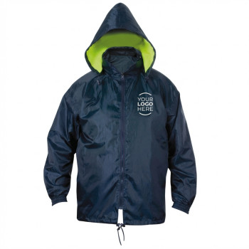 Giaccone personalizzabile con cappuccio regolabile e trattamento idrorepellente