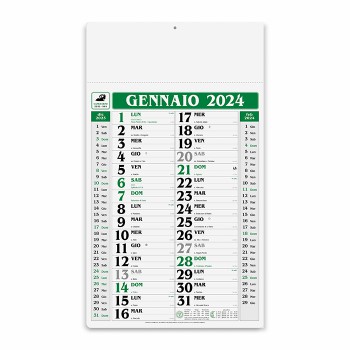 Calendari olandesi personalizzati con logo - GIGANTE