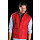 Gilet personalizzabile tessuto rip-stop con piping silver fluo taglia M