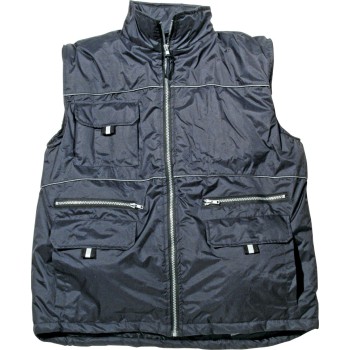 Gilet antipioggia e antivento zip interna multitasche