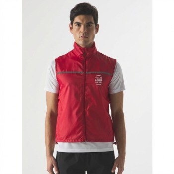 Gilet personalizzato - Gilet antivento personalizzabile Sprintex unisex con rete traspirante e taschina interna