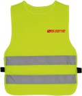 Gilet di sicurezza per bambini, con strisce catarinfrangenti conforme normativa EN471.