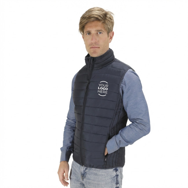 Gilet personalizzato - Gilet imbottito leggero e compatto personalizzabile colletto con zip