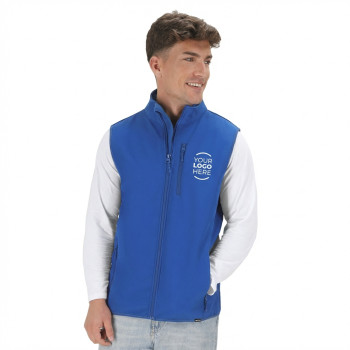 Gilet personalizzato - Gilet impermeabile personalizzabile soft shell con interno micropile