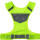 Gilet in maglia riflettente nylon 600D con tre luci