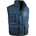Gilet personalizzabile con chiusura combinata e tasche multiformato