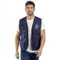 Gilet personalizzabile cotone poliestere tasche grandi e zip