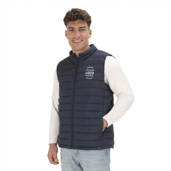 Gilet personalizzabile in poliestere 100% RPET leggero e impermeabile