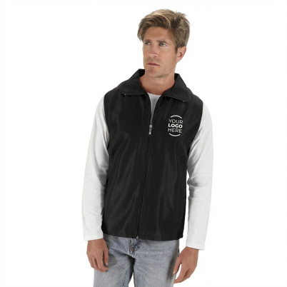 Gilet personalizzabile unisex leggero con fodera in rete e tasche