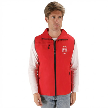 Gilet personalizzato - Gilet personalizzabile unisex leggero traspirante con zip e tasche