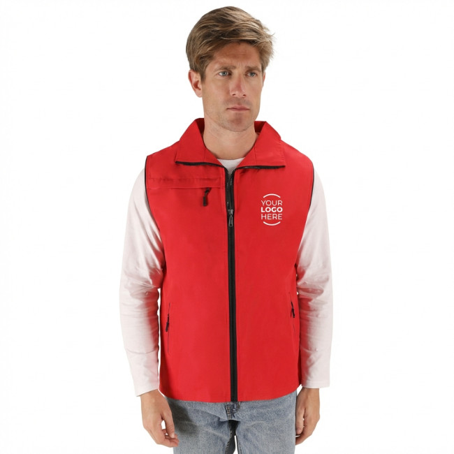 Gilet personalizzato - Gilet personalizzabile unisex leggero traspirante con zip e tasche
