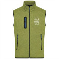 Gilet personalizzato daiber in pile con fodera felpata e tasche con zip