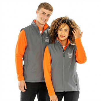 Gilet softshell personalizzabile Result in poliestere riciclato e micropile