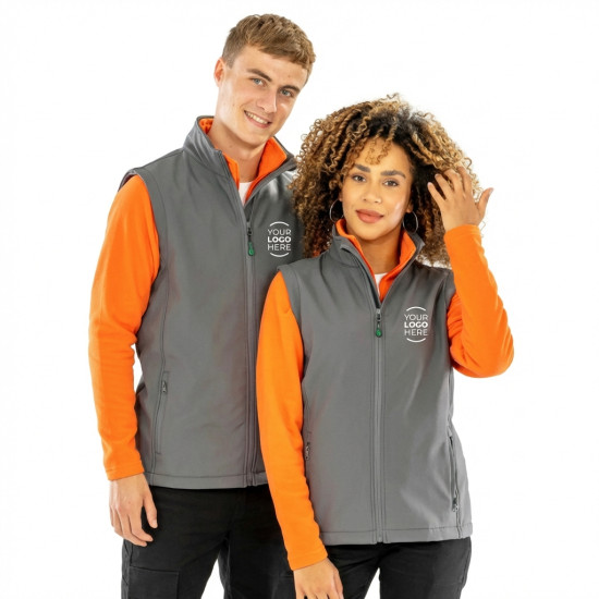 Gilet softshell personalizzabile Result in poliestere riciclato e micropile