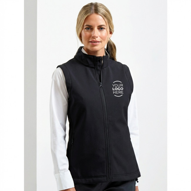 Gilet softshell personalizzato Premier antivento impermeabile riciclato